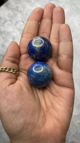 گوی سنگ طبیعی لاجورد افغان