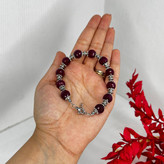 دستبند عقیق یاقوتی سلطنتی